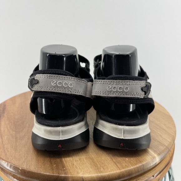 ECCO Sandal‎ Offroad Yucatan Slingback Beige Gray Leather Woman's 41 US 10-10.5 - Picture 5 of 15